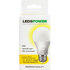 Светодиодная лампа LEDS POWER A60 E27 11Вт 3000К 006628 4