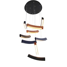 Подвесная светодиодная люстра Mizi'en Slim MZ31505-9-multi