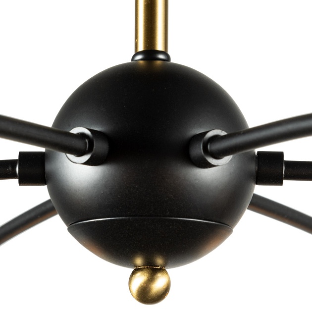 Потолочная люстра Arte Lamp Glasgow A1963PL-6BK изображение 2 Потолочная люстра Arte Lamp Glasgow A1963PL-6BK Фото № 2