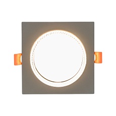 Встраиваемый светильник General Асцендио квадратный графит GCL-GX53-H38 662726 2