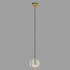 Подвесной светильник Belfast Pansy 6214-1 BR CL 3