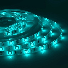 Светодиодная влагозащищенная лента Apeyron 7,2W/m 30LED/m 5050SMD разноцветная 5M 00-41 4