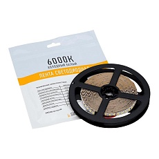 Светодиодная лента SWG 14,4W/m 160LED/m 2835SMD холодный белый 5M 003606 3