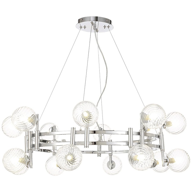 Подвесная люстра Crystal Lux Luxury SP16 Chrome изображение 3 Подвесная люстра Crystal Lux Luxury SP16 Chrome Фото № 3