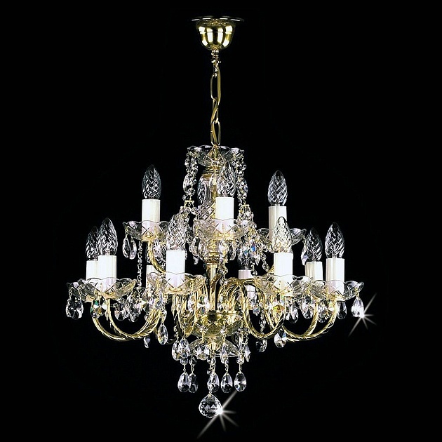 Подвесная люстра Artglass Adela XII. Full Cut CE Фото № 1