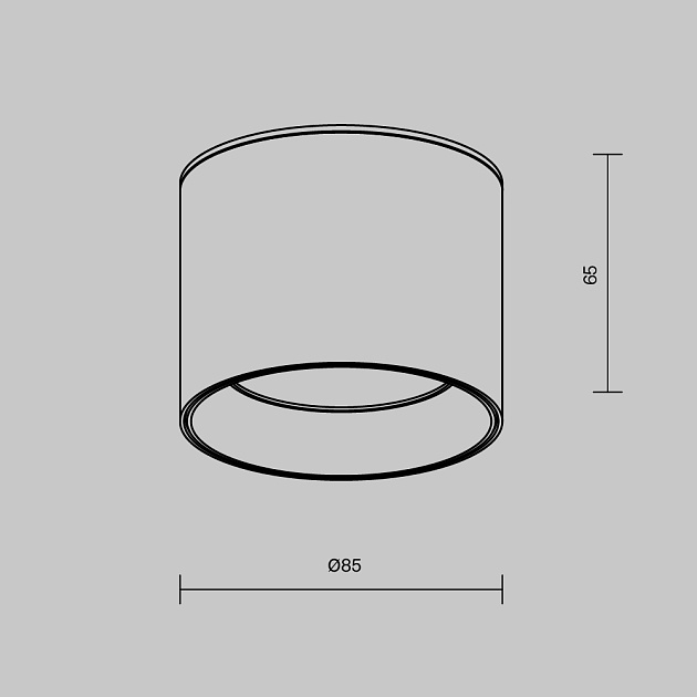 Потолочный светильник Maytoni Technical Glam C096CL-GX53-W изображение 2 Потолочный светильник Maytoni Technical Glam C096CL-GX53-W Фото № 2