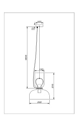 Подвесной светильник Divinare Paola 5862/33 SP-1 1