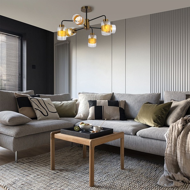 Потолочная люстра Escada Milora 1101/6P изображение 3 Потолочная люстра Escada Milora 1101/6P Фото № 3