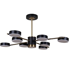 Потолочная светодиодная люстра Reluce 06369-0.3-08 COP+BK 2