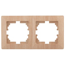 Рамка 2-постовая ЭРА Intro Solo дерево 4-502-11 Б0043416