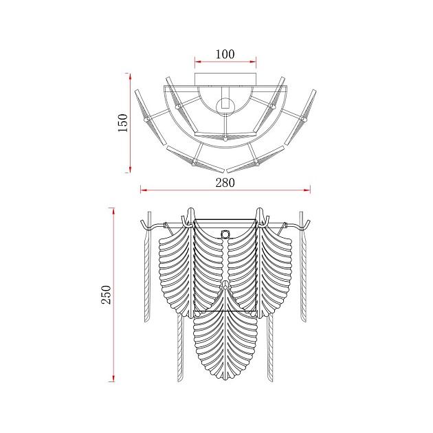 Бра Freya Hloya FR5143WL-01G Фото № 2