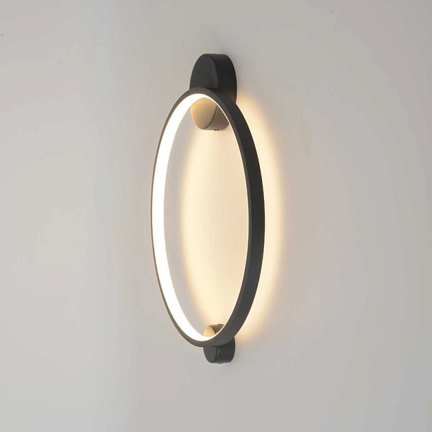 Бра Crystal Lux REAL AP18W LED BLACK Фото № 4