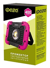 Рабочий светодиодный фонарь ФАZA от батареек 400 лм 102х138 WL1-L5W-mg 1
