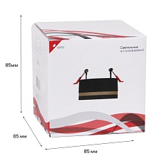 Встраиваемый светильник Reluce 53023-9.0-001CT GX53 BK 1