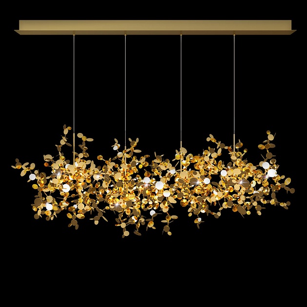 Подвесная люстра Loft IT Spark 10101/4 Gold изображение 3 Подвесная люстра Loft IT Spark 10101/4 Gold Фото № 3