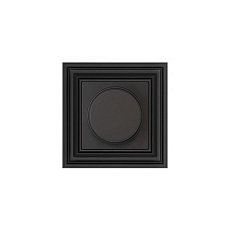 Диммер поворотно-нажимной Liregus Retro черный матовый 29-221