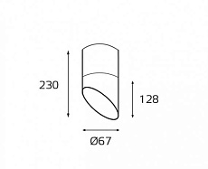 Наконечник для светильника Italline M03-004 black/gold 2