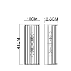 Настенный светильник Arte Lamp Fortuna A1069AP-2GO 1