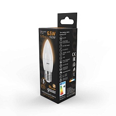 Лампа светодиодная Gauss E27 6.5W 3000К матовая 103102107 1