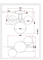 Бра Moderli Renny V10786-3W 1
