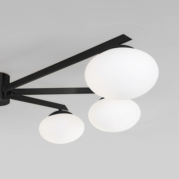 Потолочная люстра Eurosvet Opaline 70220/6 черный Smart Фото № 3