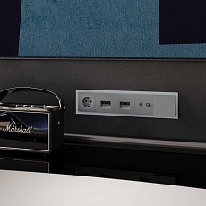 Рамка стеклянная Voltum S70 на 5 постов, (сталь, стекло) VLS110505 1