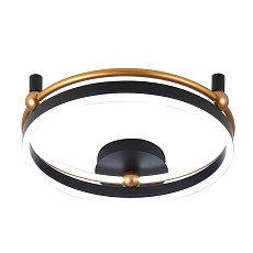 Потолочный светодиодный светильник Crystal Lux Fernando PL48W Led Black/Gold 3