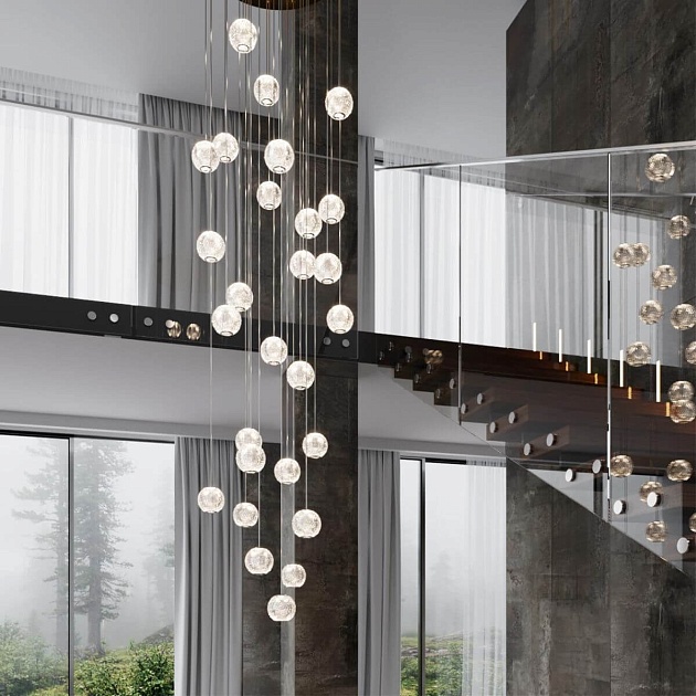 Подвесная светодиодная люстра Odeon Light Crystal 5008/120L изображение 7 Подвесная светодиодная люстра Odeon Light Crystal 5008/120L Фото № 7