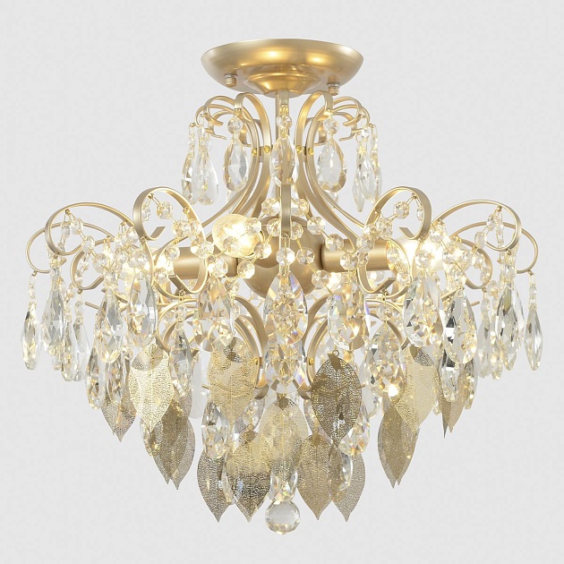 Потолочная люстра Crystal Lux Esmiralda PL4 Gold изображение 4 Потолочная люстра Crystal Lux Esmiralda PL4 Gold Фото № 4