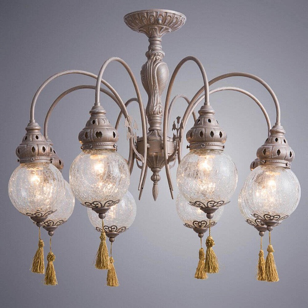 Потолочная люстра Arte Lamp A2146PL-8GA изображение 4 Потолочная люстра Arte Lamp A2146PL-8GA Фото № 4