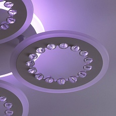 Потолочная светодиодная люстра De City Мадлен 424013505 4