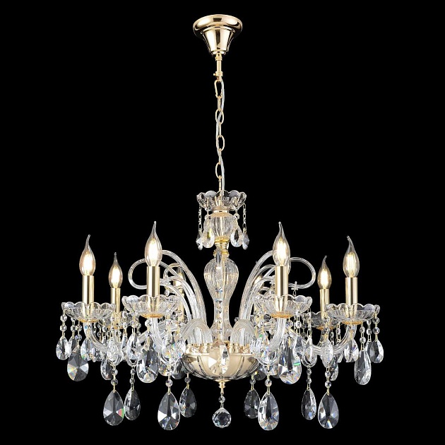 Подвесная люстра Crystal Lux MONICA SP8 GOLD Фото № 8