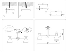 Потолочная люстра Ambrella light Traditional Modern Homy TR3177 2