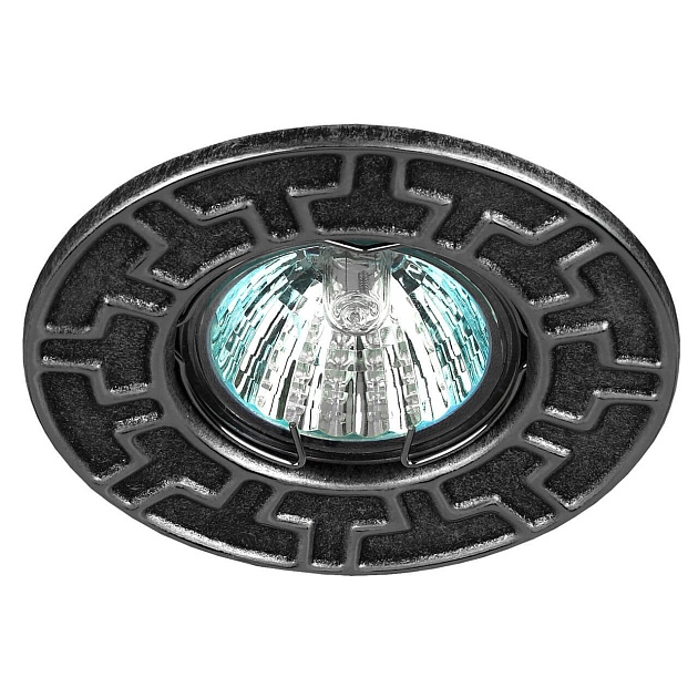 Встраиваемый светильник ЭРА Штампованный ST5 CH/BK Б0036485 Фото № 1