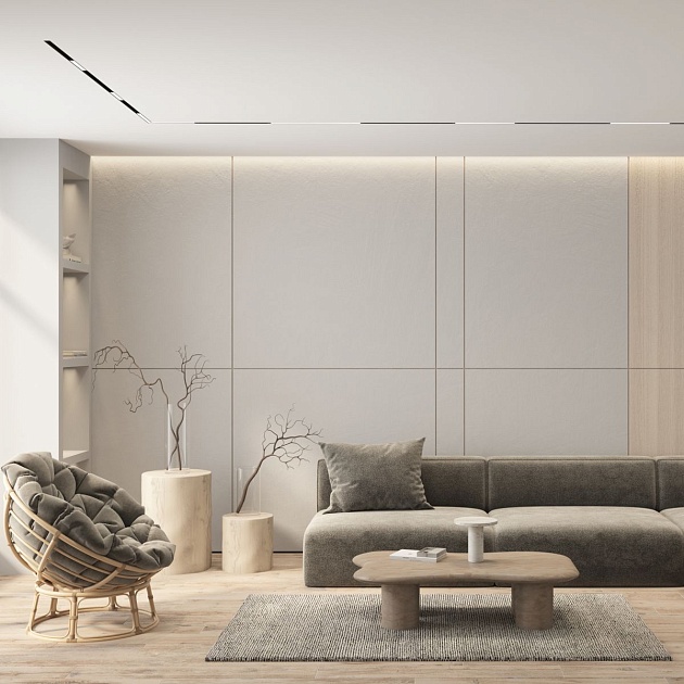 Трековый светодиодный светильник Denkirs Simple Linear DK8103-BK Фото № 3