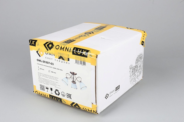 Потолочная люстра Omnilux Alimini OML-25307-03 изображение 3 Потолочная люстра Omnilux Alimini OML-25307-03 Фото № 3