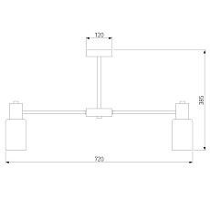 Потолочная люстра Eurosvet Vegga 70160/8 хром Smart 2