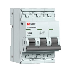 Выключатель нагрузки 3P 63А ВН-63N EKF PROxima S63363