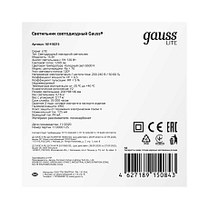 Настенно-потолочный светодиодный светильник Gauss Lite 161418315 2