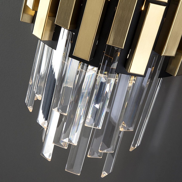 Настенный светильник Bogates Deseo 337/2 золото / черный Фото № 2