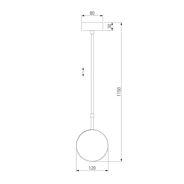 Подвесной светильник Elektrostandard Grollo 50120/1 хром 4690389187162 Фото № 2