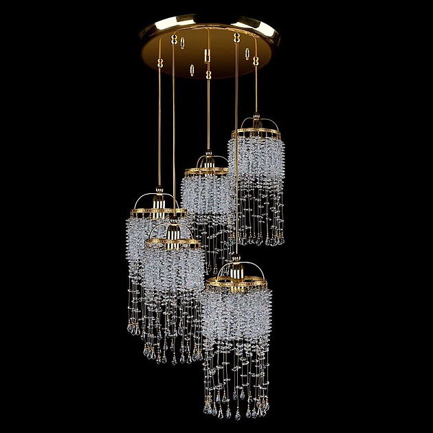 Подвесная люстра Artglass Small Game 01-05 CE Фото № 1