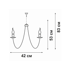 Подвесная люстра Vitaluce V1647/5 1