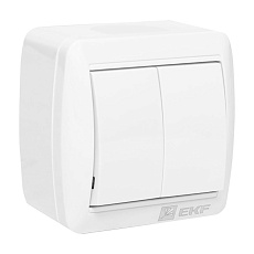 Владивосток Выключатель 2-кл. 10А IP54 бел. EKF PROxima EQR16-023-30-54