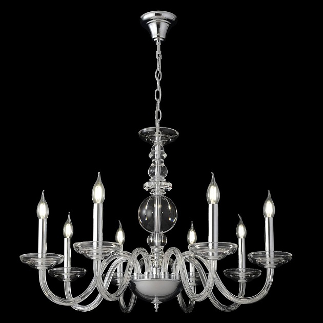 Подвесная люстра Crystal Lux ARABESQUE SP8 CHROME изображение 5 Подвесная люстра Crystal Lux ARABESQUE SP8 CHROME Фото № 5