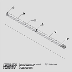 Заглушка Maytoni Technical Accessorises TRA005EC-31W 1