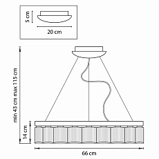 Подвесная светодиодная люстра Lightstar Nibbler 812186 2