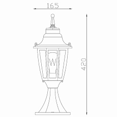 Уличный светильник Lucide Tireno 11834/01/31 1