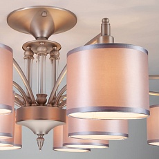 Подвесная люстра Eurosvet 60080/12 сатин-никель 2