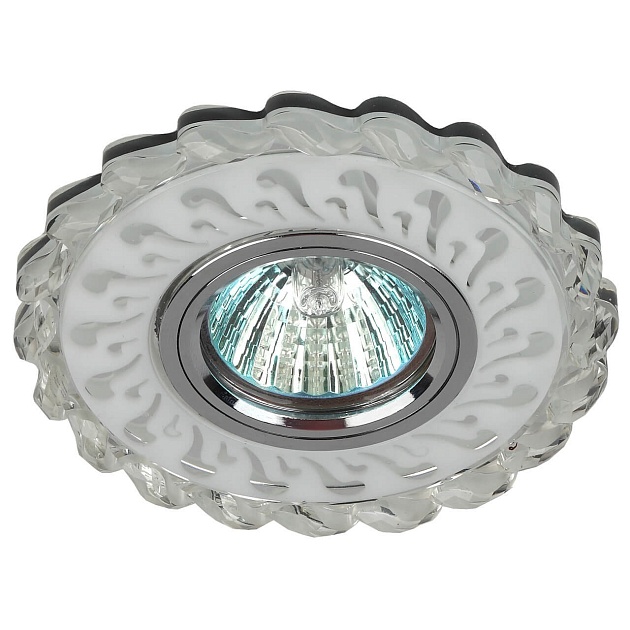 Встраиваемый светильник ЭРА LED с подсветкой DK LD36 SL/WH Б0036480 Фото № 1